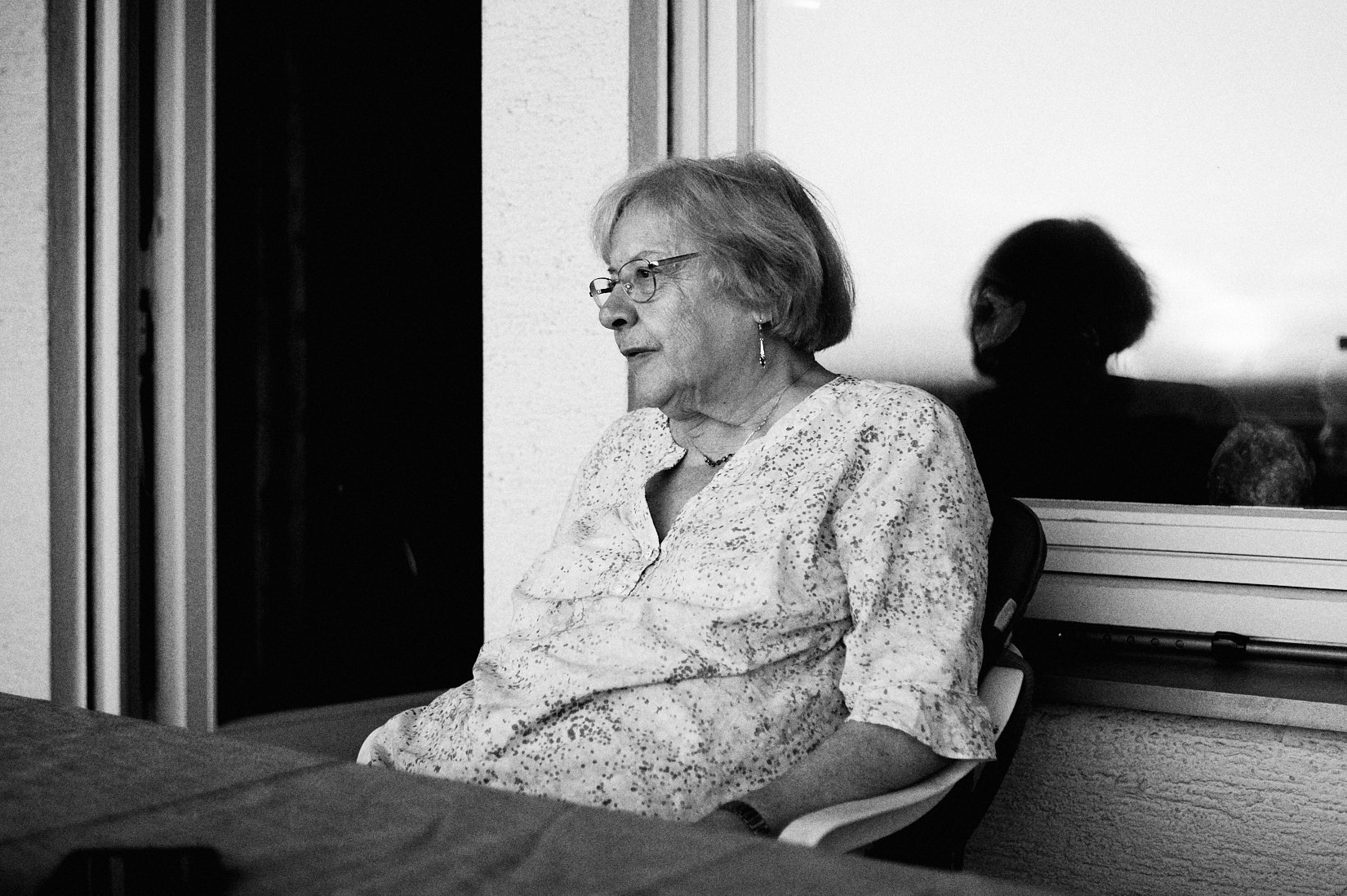 Meine Mutter auf ihrem Lieblingsplatz