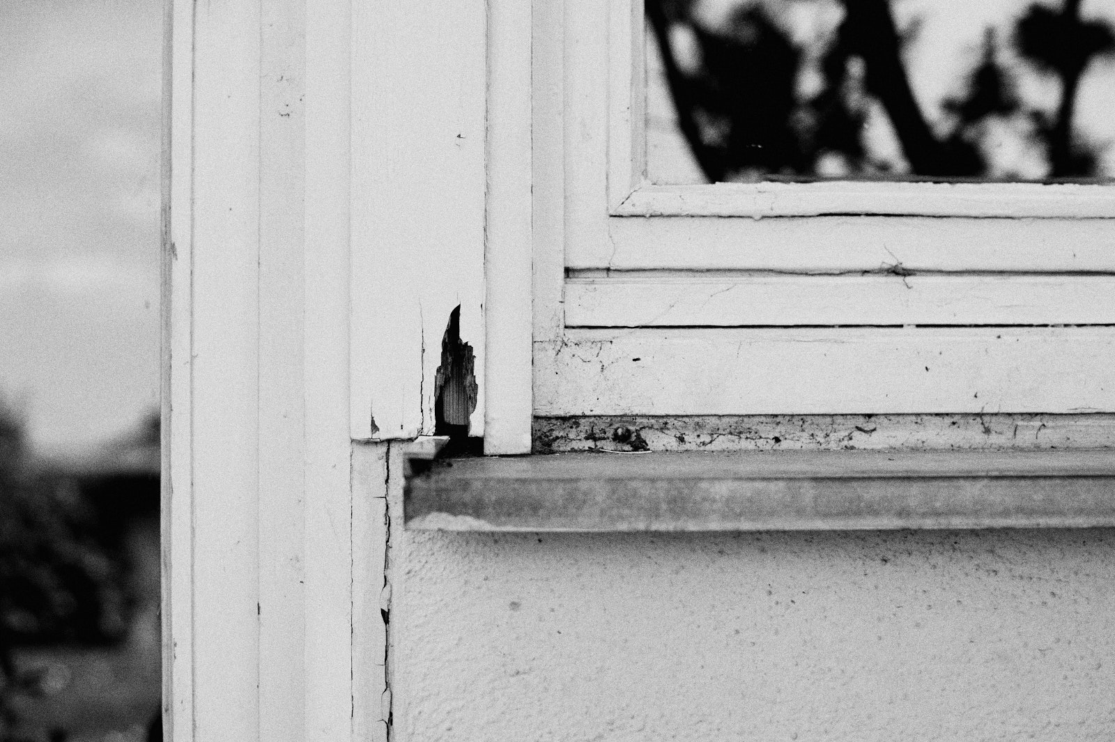 An meinem Zimmerfenster ging die Zeit auch nicht spurlos vorrüber